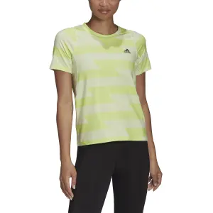 T-Shirt Frau adidas Fast Allover Print image-2