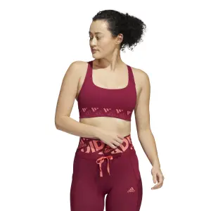 BH Mittlerer Halt Frau adidas Powerimpact Training Logo image-1