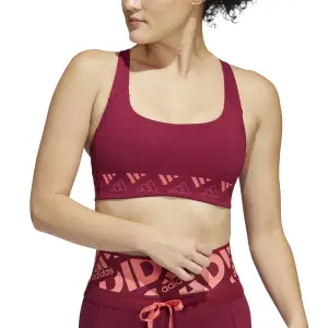 BH Mittlerer Halt Frau adidas Powerimpact Training Logo image-4