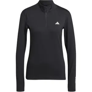 Damen-Trainingstrikot mit langen Ärmeln quarter-zip adidasTechfit image-1