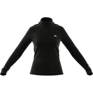 Damen-Trainingstrikot mit langen Ärmeln quarter-zip adidasTechfit image-3