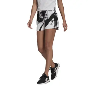 Pantalones cortos de mujer adidas Essentials Print 3-Stripes image-2