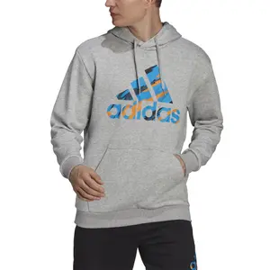 Felpa con cappuccio adidas Essentials French Terry Camo-Print image-2