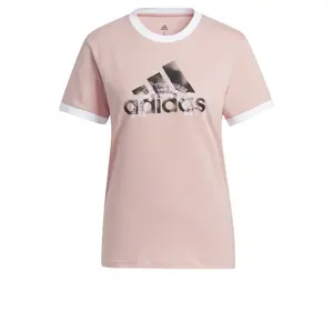 Camiseta de mujer adidas The Brand Graphic Ringer image-0