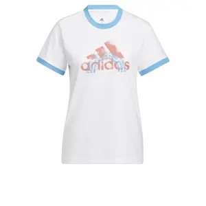 Camiseta de mujer adidas The Brand Graphic Ringer image-0