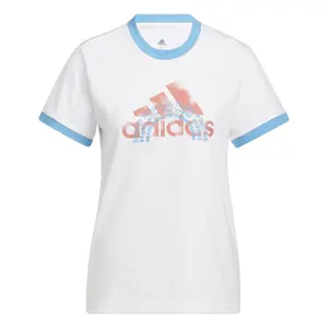 Camiseta de mujer adidas The Brand Graphic Ringer image-1