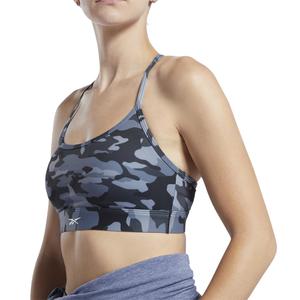 Brassière femme Reebok Lux Skinny Strap Print Sports image-3