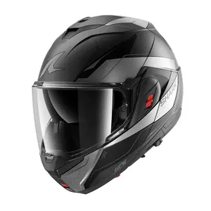Capacete de motocicleta modular Shark OXO Mekarium Mat image-4