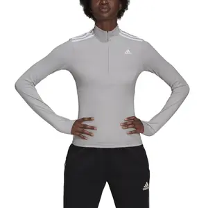 Camiseta de mujer adidas Hyperglam Quarter-Zip image-2