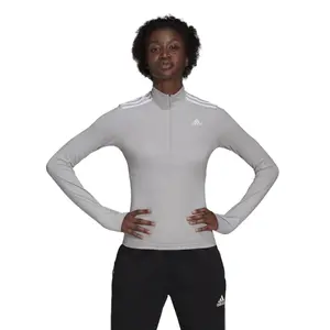 Camiseta de mujer adidas Hyperglam Quarter-Zip image-1