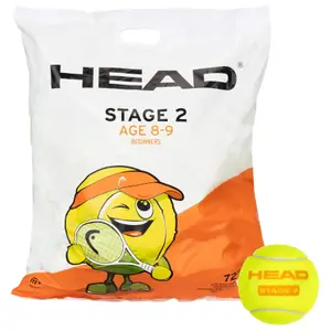 Sac de 72 balles de tennis Head Stage 2