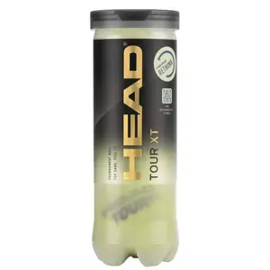 Tubo de 3 bolas de ténis Head Tour XT