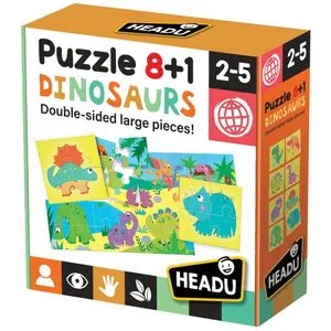 Puzzle 8+1 Headu Dinosaures SPE image-0