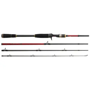 Canne carnassier casting Hearty Rise Red Shadow Travel 6-30 g image-0