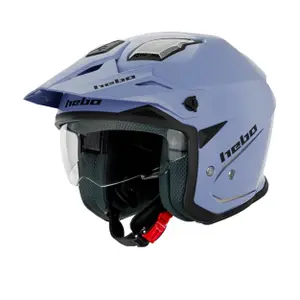 Motorrad Trialhelm mit Visier Hebo HTR -P01 V6 Mono image-1