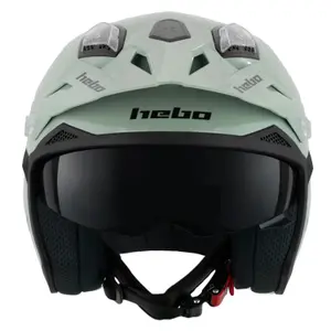Motorrad Trialhelm mit Visier Hebo HTR -P01 V6 Mono image-1