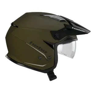 Motorrad Trialhelm mit Visier Hebo HTR -P01 V6 Mono Duo Mate