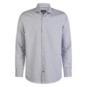 Chemise manches longues tissu dobby raffiné Hechter Shark Dress MF image-0
