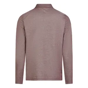 Polo de dos tonos de manga larga Hechter image-1