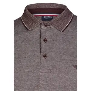 Polo de dos tonos de manga larga Hechter image-2