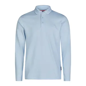 Polo de dos tonos de manga larga Hechter image-0