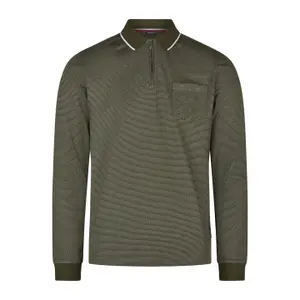 Long-sleeved jersey polo shirt Hechter image-0