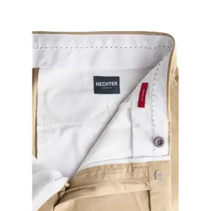 Fine Textured Stretch Suit Trousers in Polyester-Viscose Hechter Shape Fit image-3