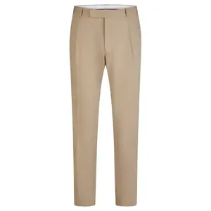 Soft Cotton Blend Suit Trousers Hechter Modern Fit image-0