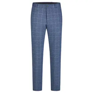 Double Printed Suit Trousers Hechter Modern Fit image-0
