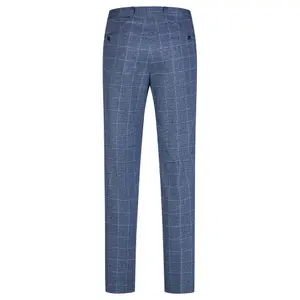 Double Printed Suit Trousers Hechter Modern Fit image-1