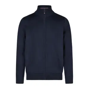 Zip-Up Knit Jacket Hechter image-0