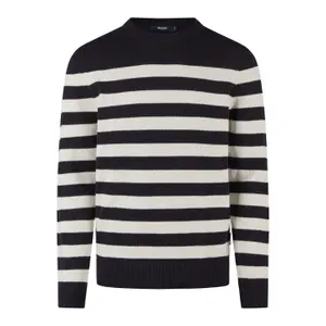 Striped round-neck sweater Hechter image-0