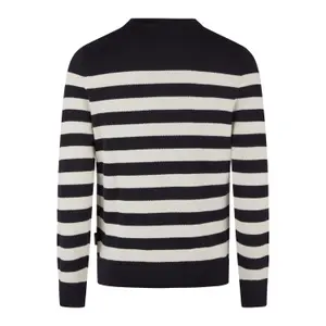 Striped round-neck sweater Hechter image-1
