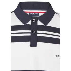 Striped Piquè Polo Hechter image-3