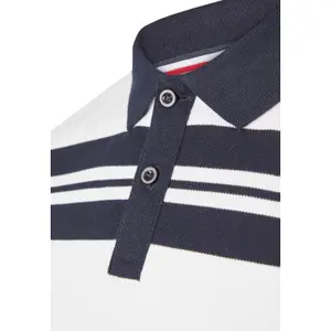 Striped Piquè Polo Hechter image-4