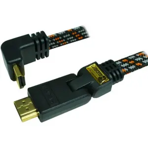 Câble HDMI 1.4 Heden coudé à 90°