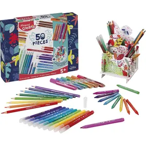 Creative activities coloring kit 50 pieces Heller image-2