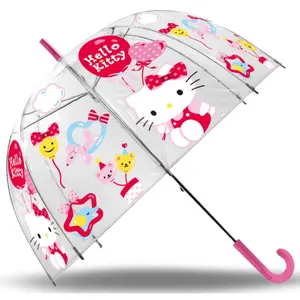 Transparent bell umbrella Hello Kitty image-0