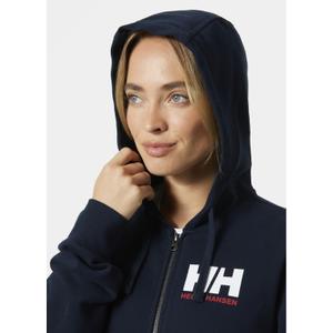 Sudadera con capucha y cremallera completa para mujer con logotipo Helly Hansen 2.0 image-4