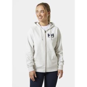 Sudadera con capucha y cremallera completa para mujer con logotipo Helly Hansen 2.0 image-1