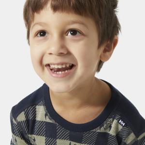 Conjunto de roupa interior em lã merino para bébé Helly Hansen Graphic Lifa image-2