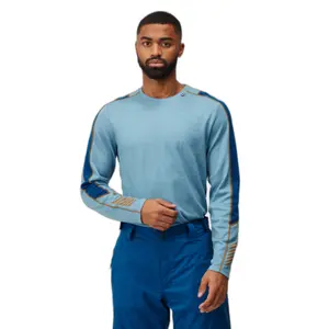 Merino wool undershirt with round neck Helly Hansen Lifa image-1