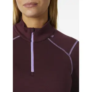 Roupa interior merino 1/2 zip para mulher Helly Hansen Lifa image-4