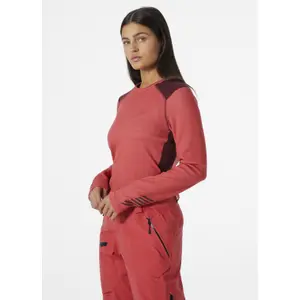 Camada de base com gola redonda para mulher Helly Hansen Lifa Merino Midweight Crew image-2