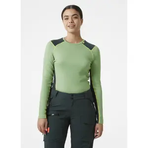 Camisola interior merino semi-pescoço feminino Helly Hansen Lifa Merino Midweight Crew image-1