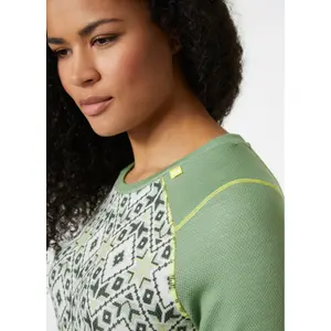 Merino wool undershirt for women Helly Hansen Lifa Graphi image-4