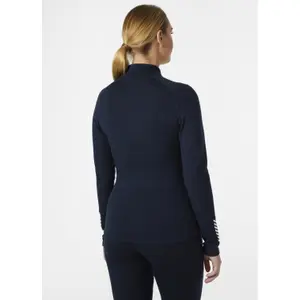 Couche de base 1/2 zip femme Helly Hansen Lifa Merino Midweight graphic image-4