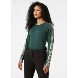 Camisola feminina Helly Hansen lifa active stripe crew image-1