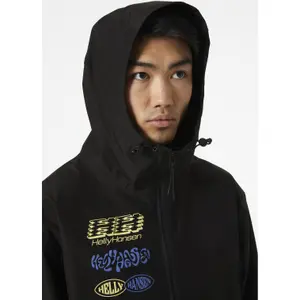 Oversized waterproof jacket Helly Hansen Play image-4