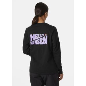 Katoenen dames-T-shirt met lange mouwen Helly Hansen F2F LS TEE image-4